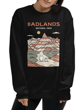 Load image into Gallery viewer, Badlands Spooky National Park Unisex Sweatshirt | BLACK