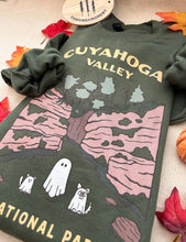 Load image into Gallery viewer, Cuyahoga Valley Spooky National Park Unisex Sweatshirt | MOSS
