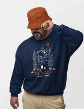 Load image into Gallery viewer, Denali Spooky National Park Unisex Sweatshirt | NAVY