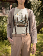 Load image into Gallery viewer, Pages and Pine Unisex t-shirt | HEATHER DUST
