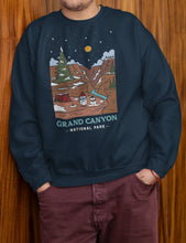 Load image into Gallery viewer, Winter Grand Canyon National Park Unisex Sweatshirt | NAVY