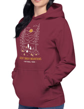 Load image into Gallery viewer, Great Smoky Mountains Spooky National Park Unisex Hoodie | WINE