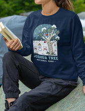 Load image into Gallery viewer, Winter Joshua Tree National Park Unisex Sweatshirt | NAVY