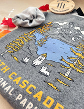 Load image into Gallery viewer, North Cascades Spooky National Park Unisex Sweatshirt | HEATHER GRAPHITE
