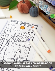 Spooky National Park Coloring Book vol. 1