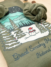 Load image into Gallery viewer, Winter Great Smoky Mountains National Park Unisex Sweatshirt | MOSS