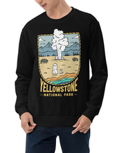 Load image into Gallery viewer, Yellowstone Spooky National Park Unisex Sweatshirt | BLACK
