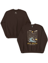 Load image into Gallery viewer, Big Bend Spooky National Park Unisex Sweatshirt | DARK BROWN
