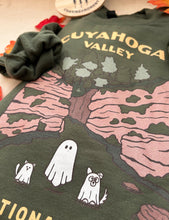Load image into Gallery viewer, Cuyahoga Valley Spooky National Park Unisex Sweatshirt | MOSS