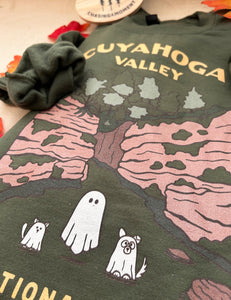 Cuyahoga Valley Spooky National Park Unisex Sweatshirt | MOSS