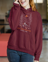 Load image into Gallery viewer, Great Smoky Mountains Spooky National Park Unisex Hoodie | WINE