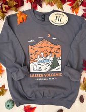 Load image into Gallery viewer, Lassen Volcanic Spooky National Park Unisex Sweatshirt | CHARCOAL