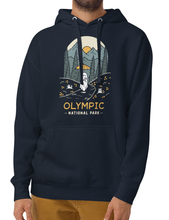 Load image into Gallery viewer, Olympic Spooky National Park Unisex Hoodie | MIDNIGHT