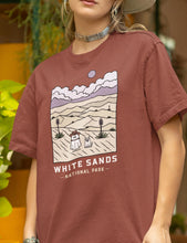 Load image into Gallery viewer, White Sands Spooky National Park Unisex t-shirt | HEATHER CLAY