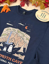 Load image into Gallery viewer, Mammoth Cave Spooky National Park Unisex Sweatshirt | NAVY