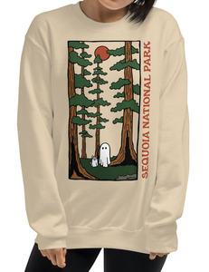 Sequoia Spooky National Park Unisex Sweatshirt | SAND