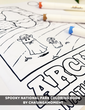 Load image into Gallery viewer, Spooky National Park Coloring Book vol. 1