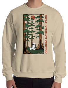 Sequoia Spooky National Park Unisex Sweatshirt | SAND