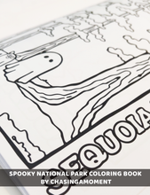 Load image into Gallery viewer, Spooky National Park Coloring Book vol. 1