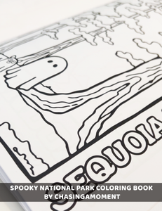 Spooky National Park Coloring Book vol. 1