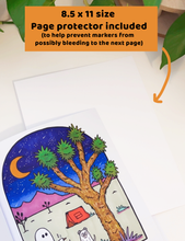 Load image into Gallery viewer, Spooky National Park Coloring Book vol. 1
