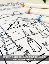 Load image into Gallery viewer, Spooky National Park Coloring Book vol. 1