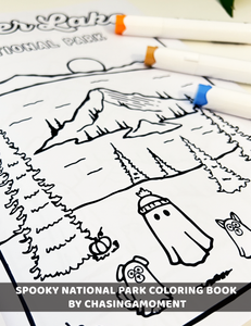 Spooky National Park Coloring Book vol. 1