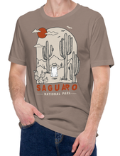 Load image into Gallery viewer, Saguaro Spooky National Park Unisex t-shirt | PEBBLE