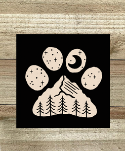 NEW! Paw of Adventure 4x4 Art Print