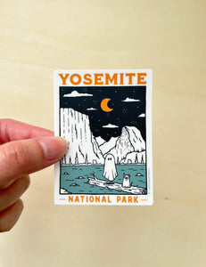 YOSEMITE Spooky National Park Vinyl Sticker