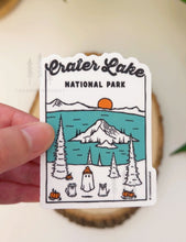 Load image into Gallery viewer, CRATER LAKE Spooky National Park Vinyl Sticker