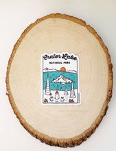 Load image into Gallery viewer, CRATER LAKE Spooky National Park Vinyl Sticker