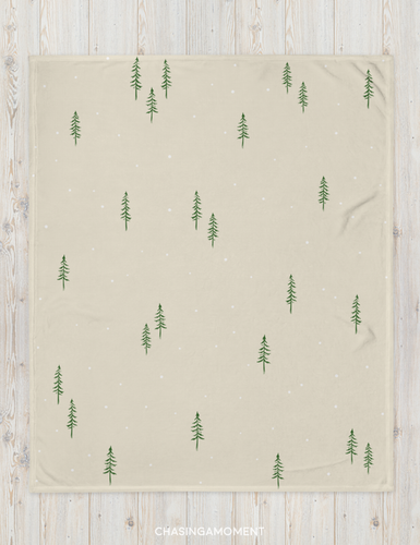 Pine Throw Blanket 50