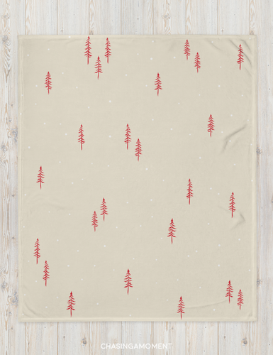 Pine Throw Blanket 50
