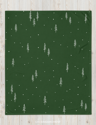Pine Throw Blanket 50