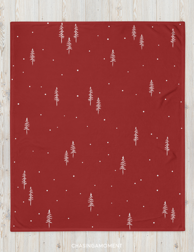 Pine Throw Blanket 50