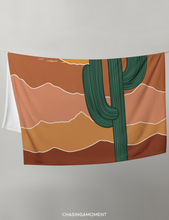 Load image into Gallery viewer, Sedona + Saguaro Throw Blanket 50&quot; x 60&quot; | Multicolor