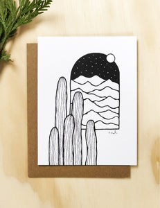 Greeting Card | Desert View