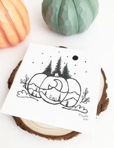 Original INK |  Pumpkin + Peaks 3x3