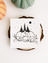 Load image into Gallery viewer, Original INK |  Night at the Pumpkin Patch 3x3